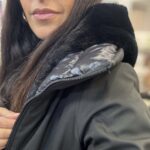 Parka hiver chaude noir, manteau chaud, doudoune chaude noir