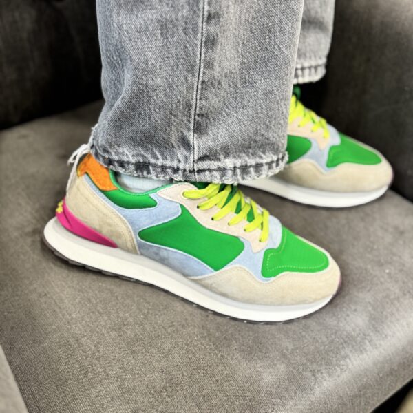 tendance chaussure , basket vert , vente chaussure en ligne ,