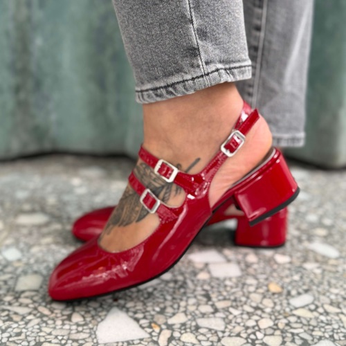 babies rouge , chaussure tendance , chaussure à talon ,chassures sexy